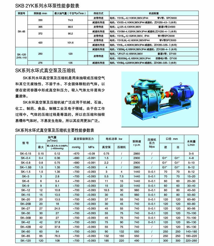 SK-20水环式真空泵